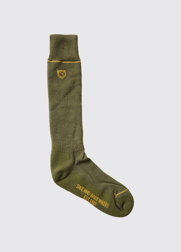 Kilrush Long Primaloft®/Merino blend Med Weight Socks - Olive