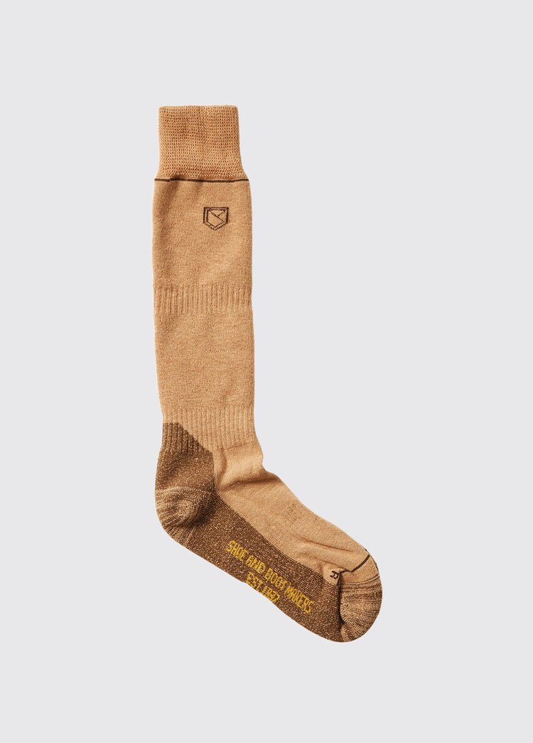 Kilrush Long Primaloft®/Merino blend Med Weight Socks - Sand