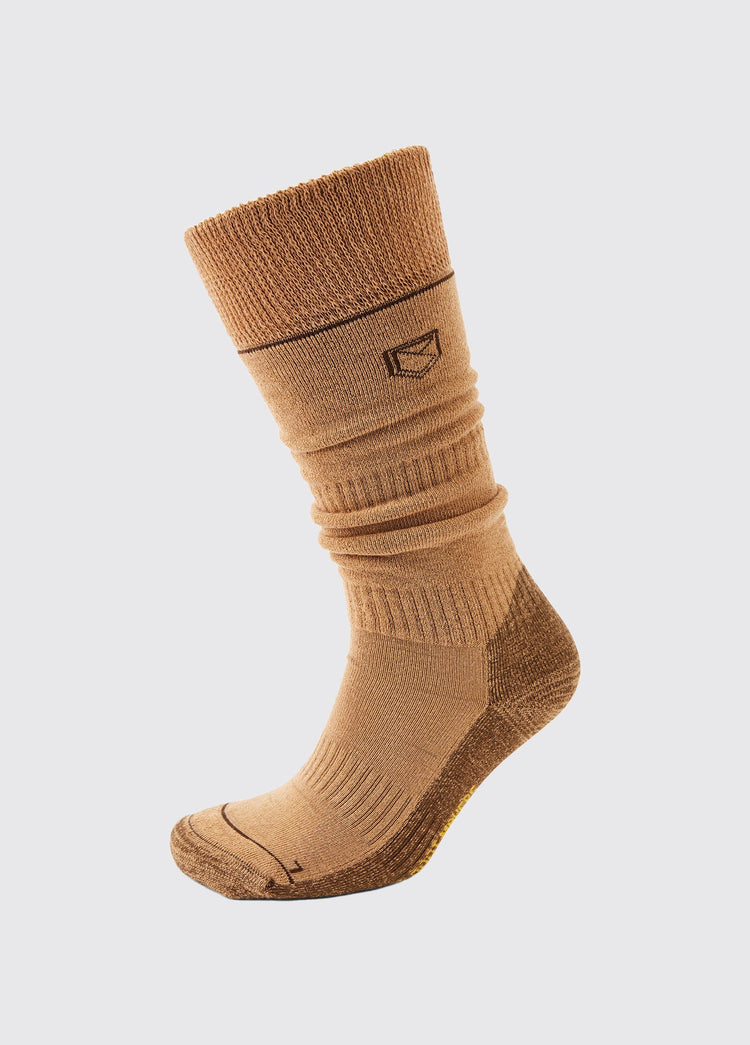 Kilrush Long Primaloft®/Merino blend Med Weight Socks - Sand