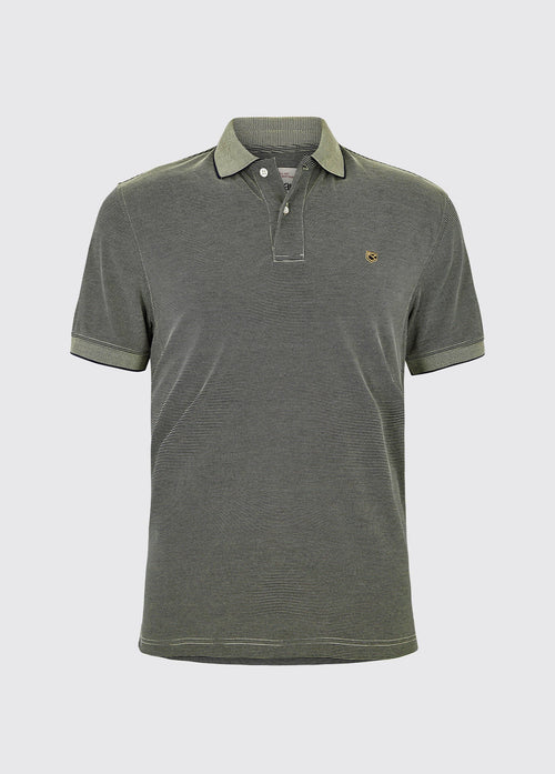 Mullaghmore Striped Polo - Citrus