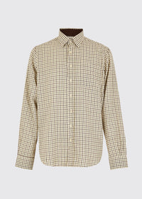 Connell Tattersall Check Shirt - Mahogany