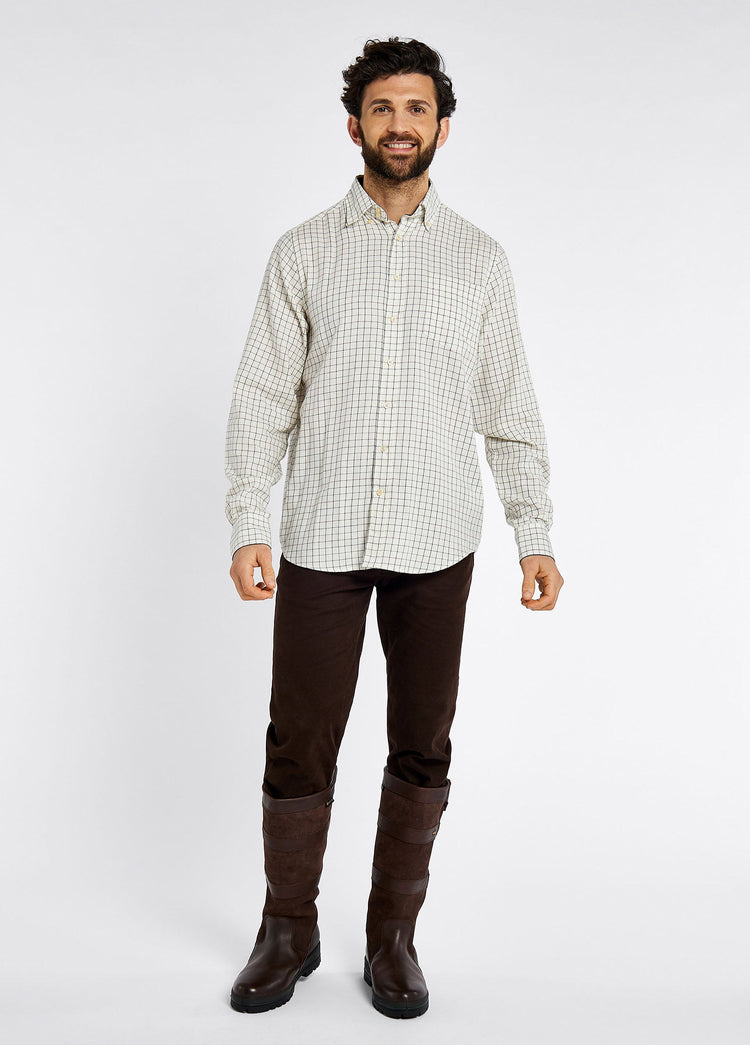 Hollymount Men's Check Shirt - Ox Blood