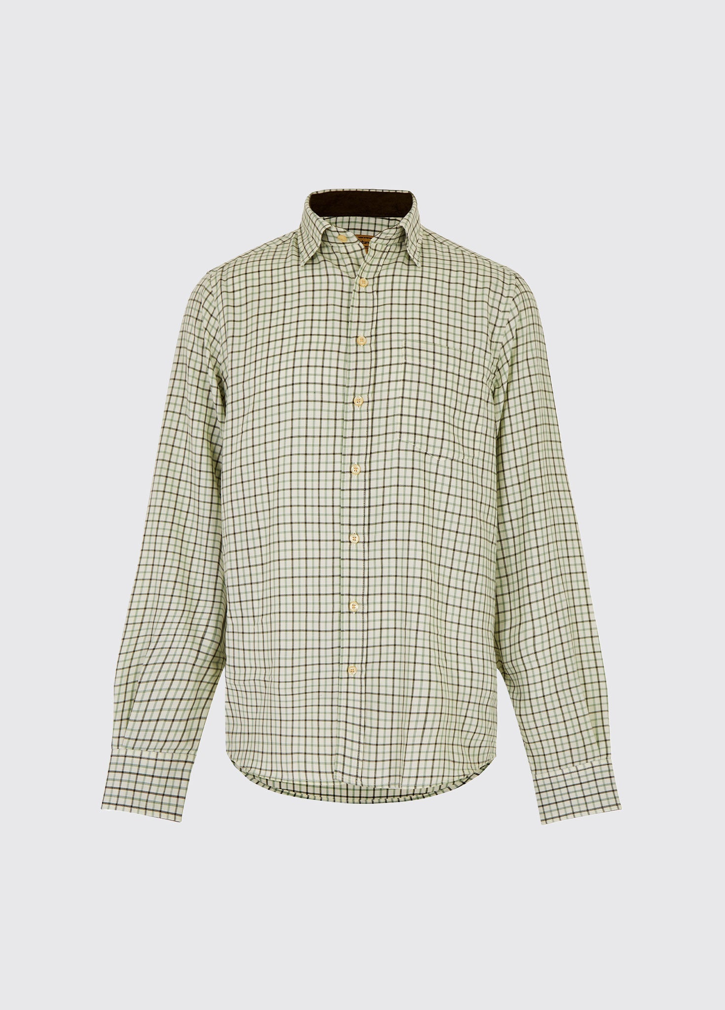 mens tattersall dress shirts Proper Cloth Men's William Green and Blue Tattersall Men's Dress Shirt