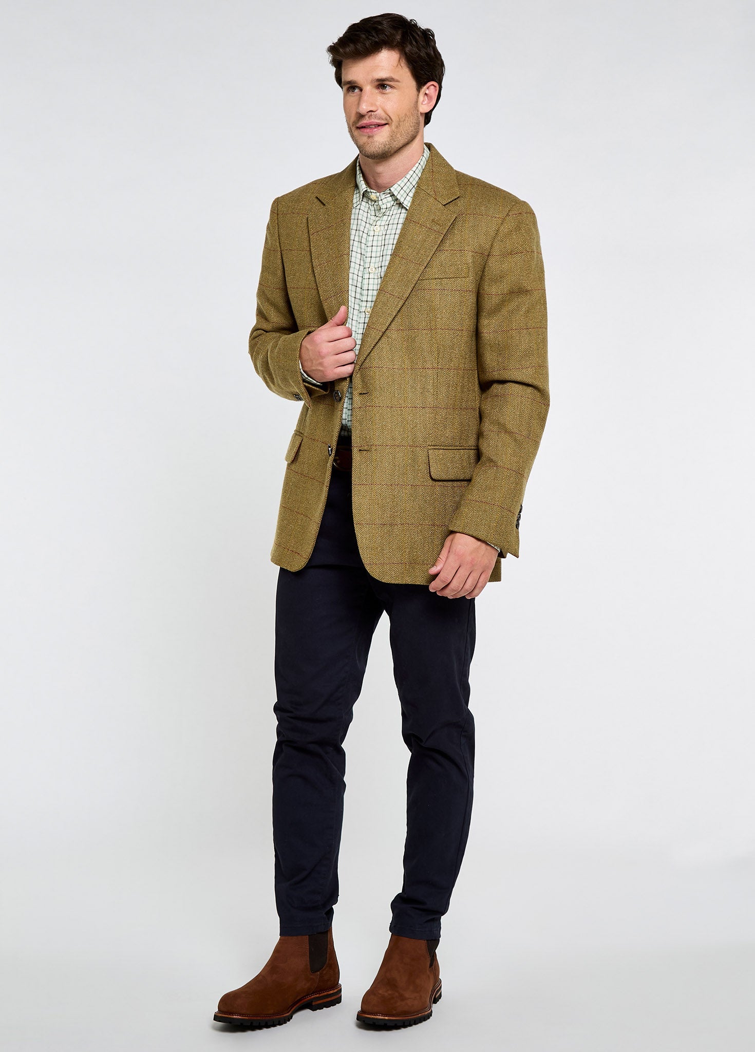 FALMER USA 8 UK 12 renards chasse aux cubes tweed manteau veste de FALMER USA 8 UK 12 renards chasse aux cubes tweed manteau veste de