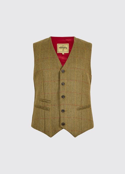 Redwood Men's Tweed Waistcoat - Elm