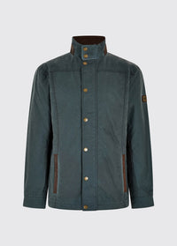 Carrickfergus Men's Waxed Cotton Jacket - Dark Pebble