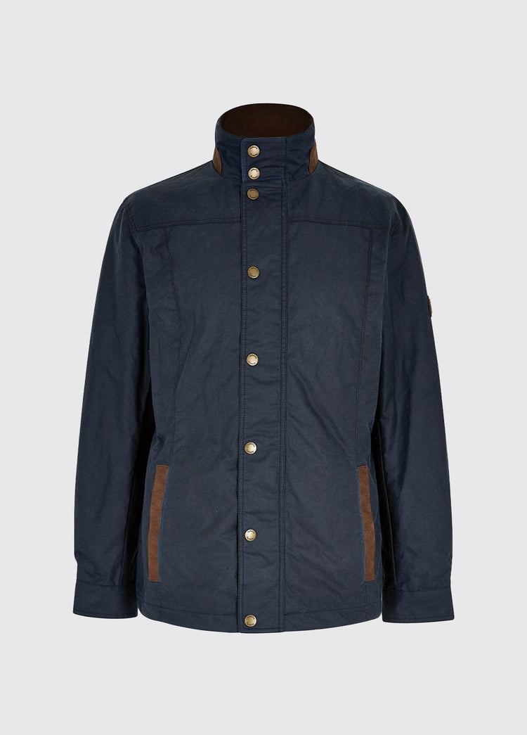 Carrickfergus Waxed Jacket - Ocean Blue