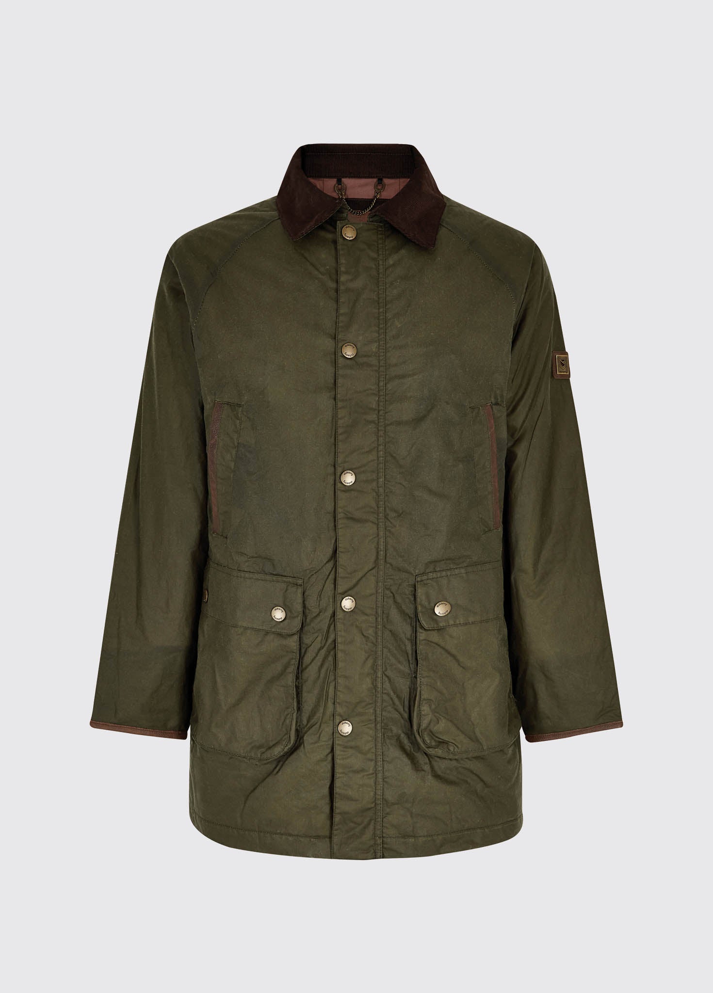 Brunswick Mens Waxed Cotton Jacket Pine - Main Image