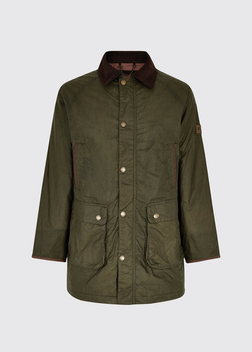 Brunswick Mens Waxed Cotton Jacket - Pine