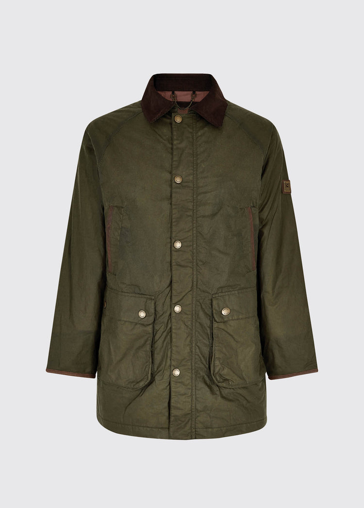 Brunswick Mens Waxed Cotton Jacket - Pine
