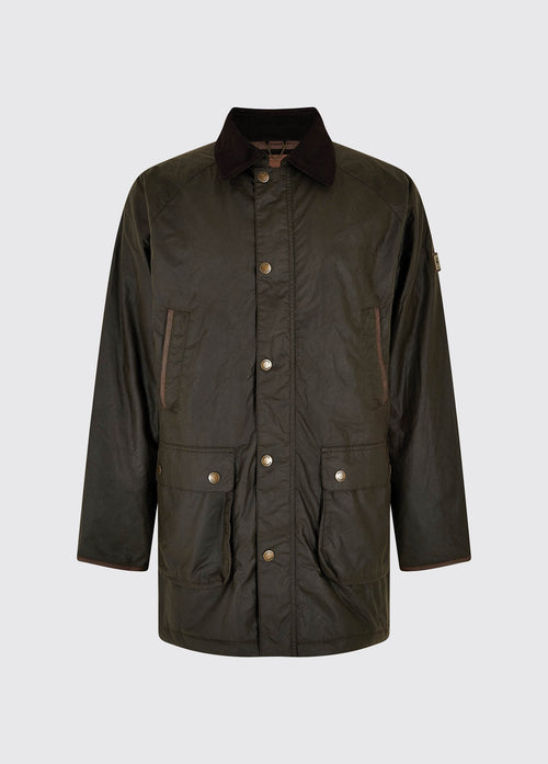 Brunswick Mens Waxed Cotton Jacket - Verdigris