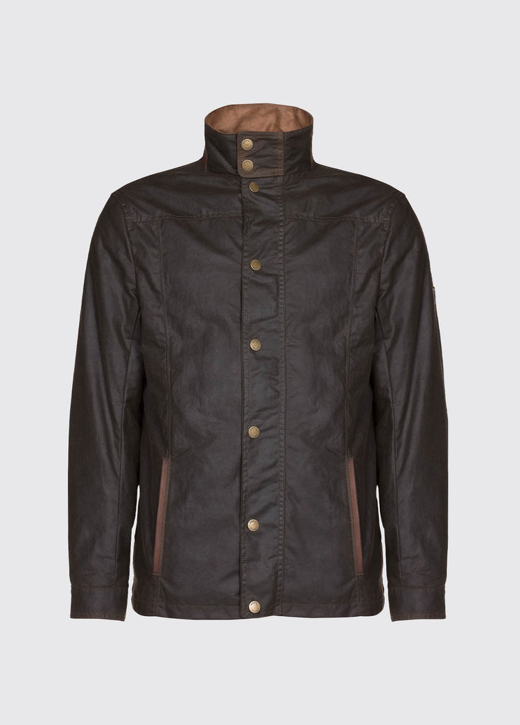 Carrickfergus Men's Waxed Cotton Jacket - Olive