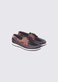 Sailmaker X LT Boat Shoe - Navy/Brown