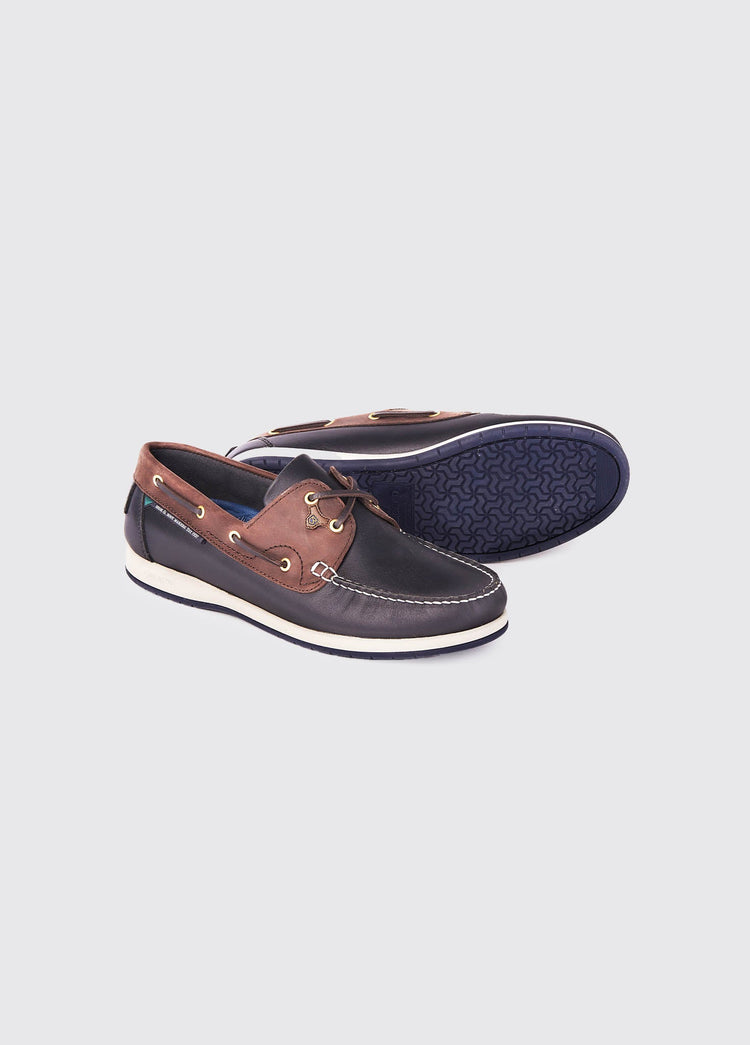 Sailmaker X LT Boat Shoe - Navy/Brown