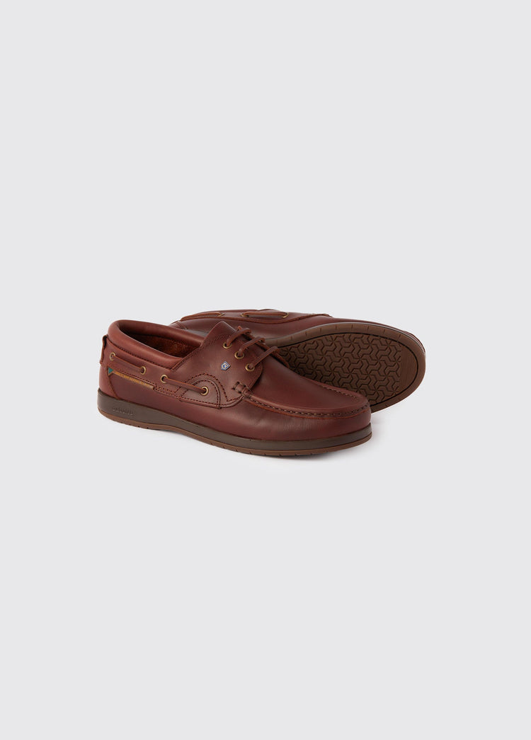 Commodore XLT Boat Shoe - Mahogany