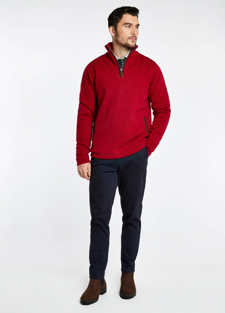 Feeney Windproof Sweater - Cardinal