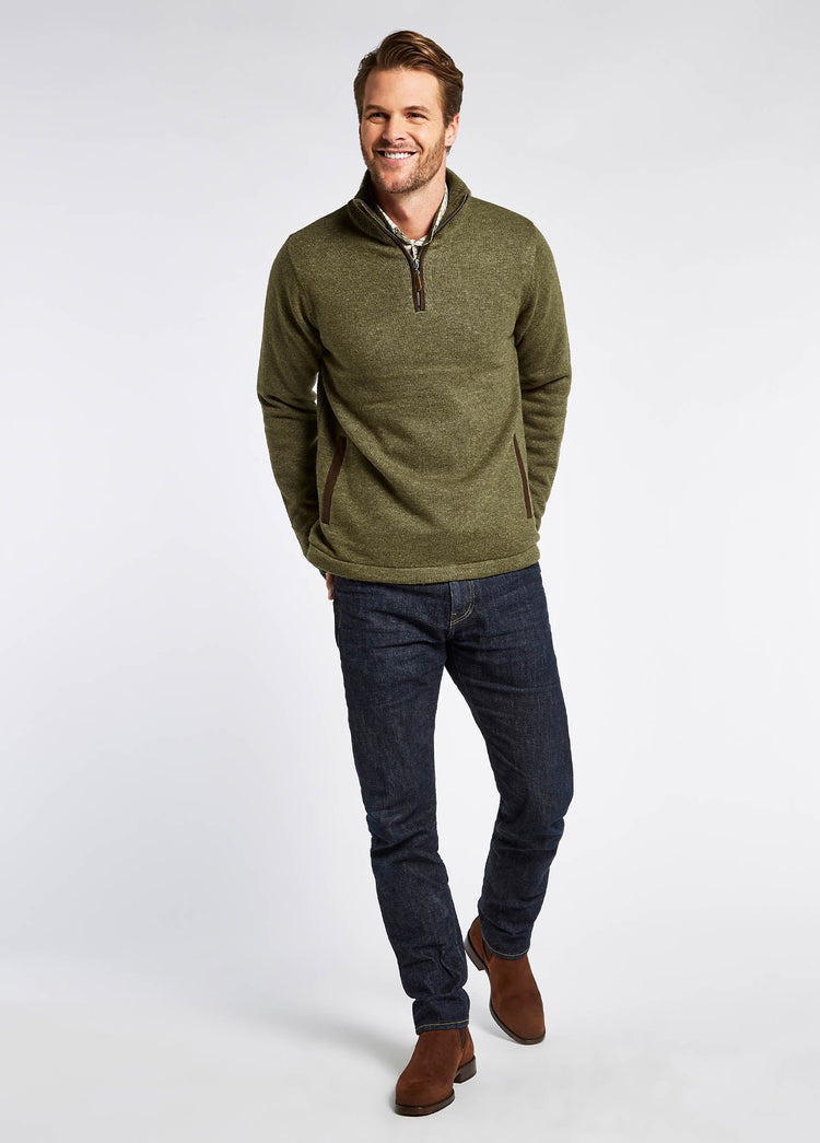 Feeney Windproof Sweater - Dusky Green