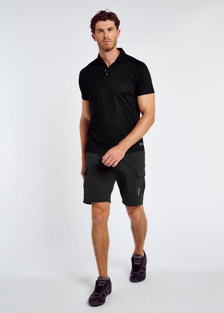 Menton Men's Technical Polo - Black