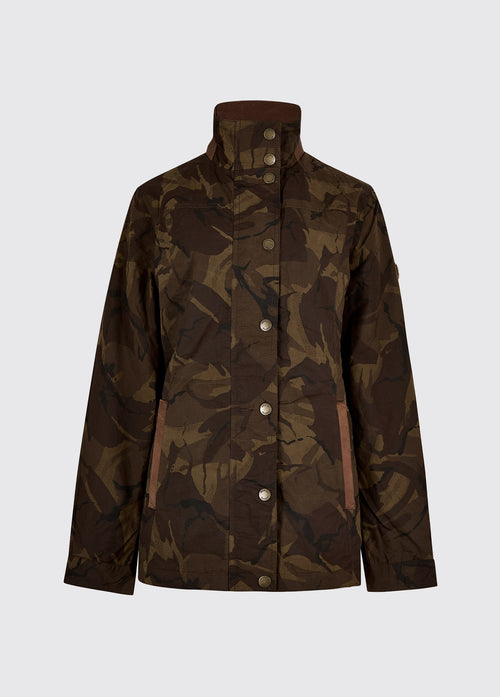 Mountrath LTD Women's Limited edition waxed cotton jacket - Brown Camo
