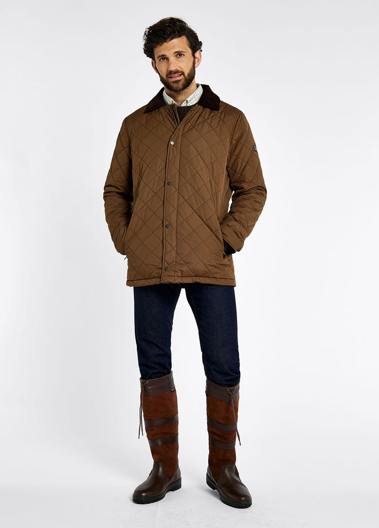 Mountusher Men's Quilted Jacket - Bronze - Sample