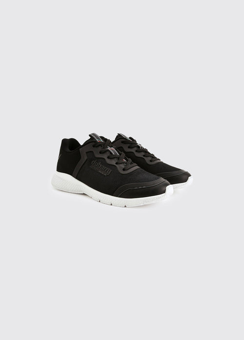 Palermo Men's Lightweight Sporty Sneaker - Black