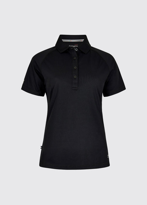 Riviera Women's Technical Polo - Black