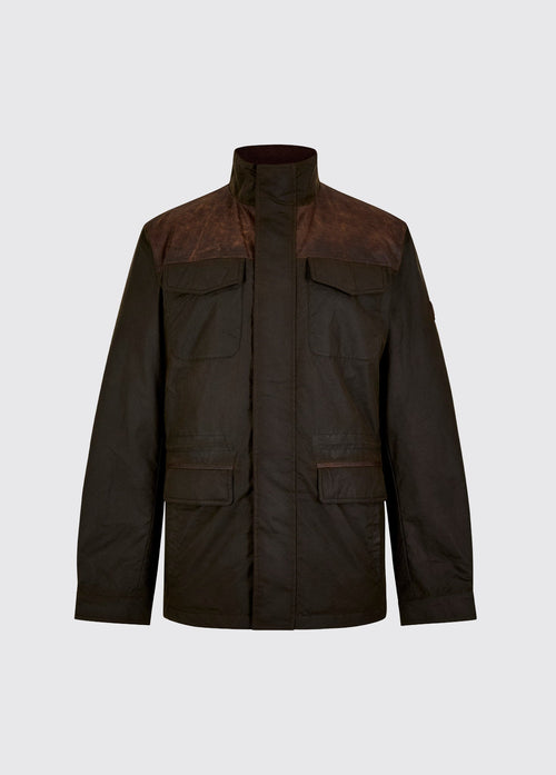 Ryehill Men’s Waxed Cotton Field Jacket - Verdigris