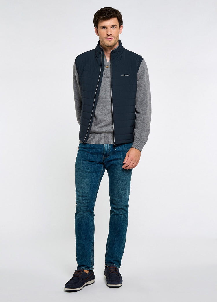 Solent Lightweight men’s hybrid Vest - Navy