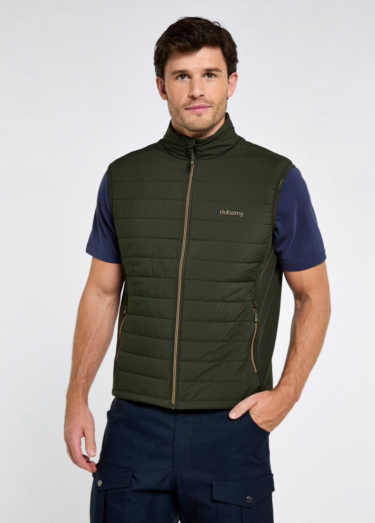 Solent Lightweight men’s hybrid Vest - Olive
