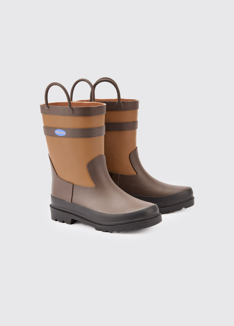 Splash Kids' waterproof boot - Walnut