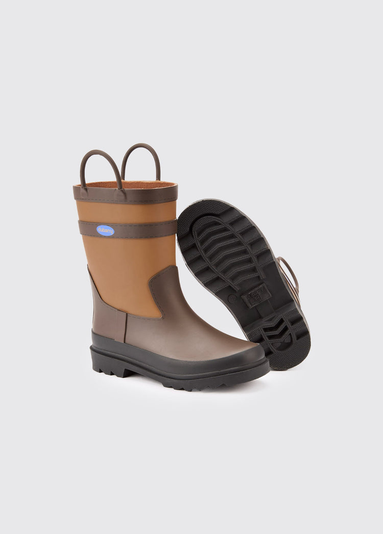 Splash Kids' waterproof boot - Walnut