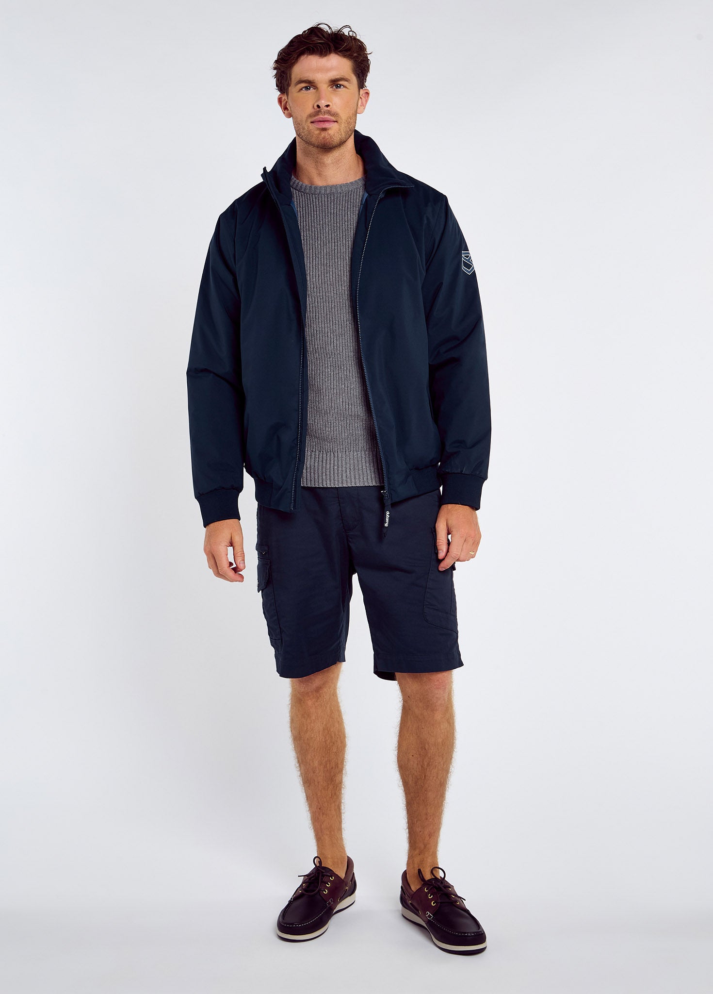 Starboard Men's Waterproof Blouson Jacket- Navy