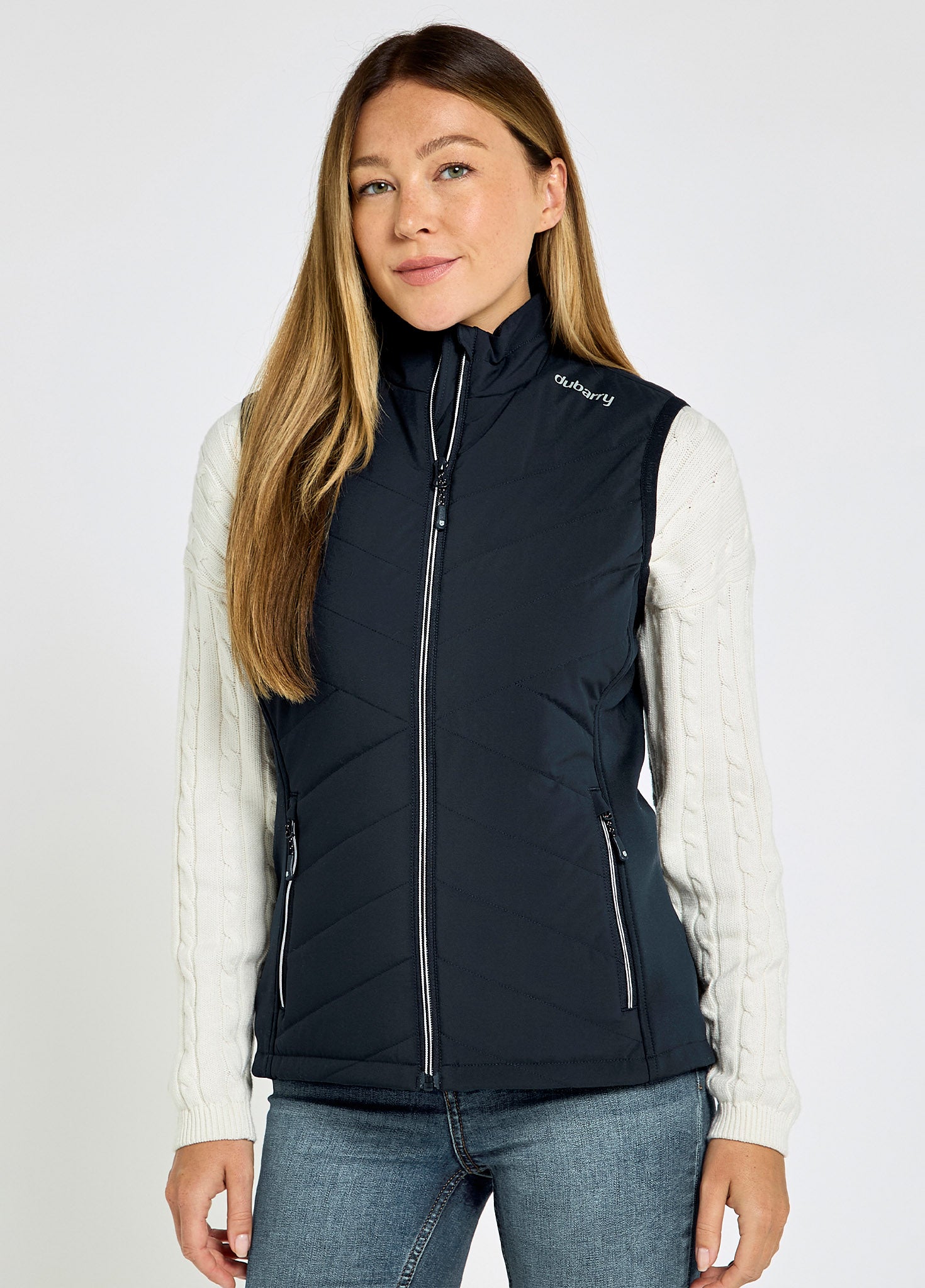Sunway Women's Hybrid Vest - Navy
