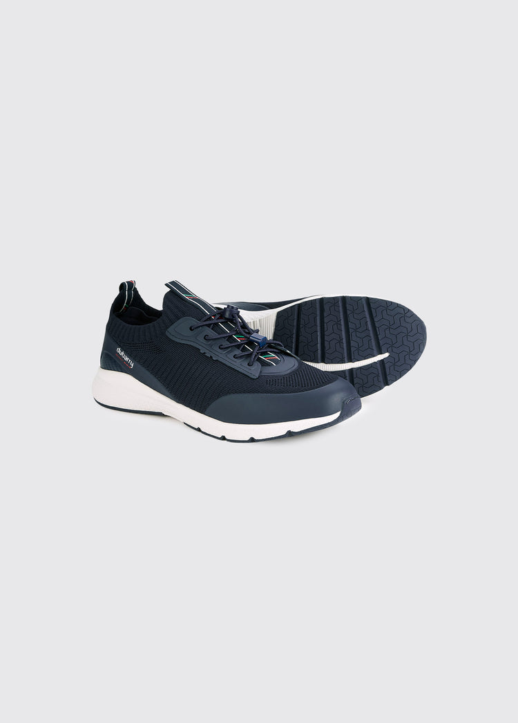 Toledo Ladies Lightweight Aquatech Sock Sneaker - Navy