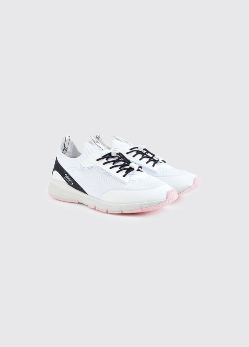 Toledo Ladies Lightweight Aquatech Sock Sneaker - White
