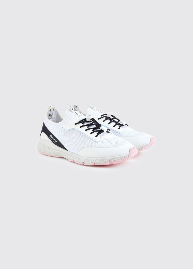 Toledo Ladies Lightweight Aquatech Sock Sneaker - White