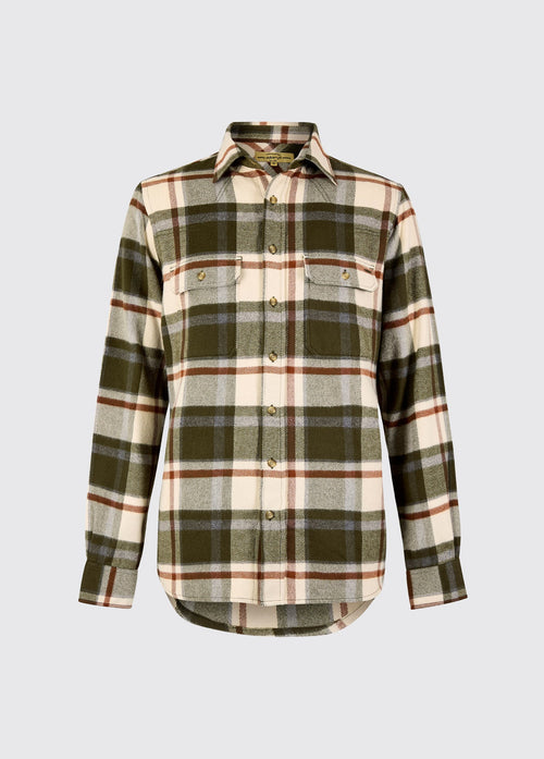 Townley Men’s Flannel Shirt - Dusky Green