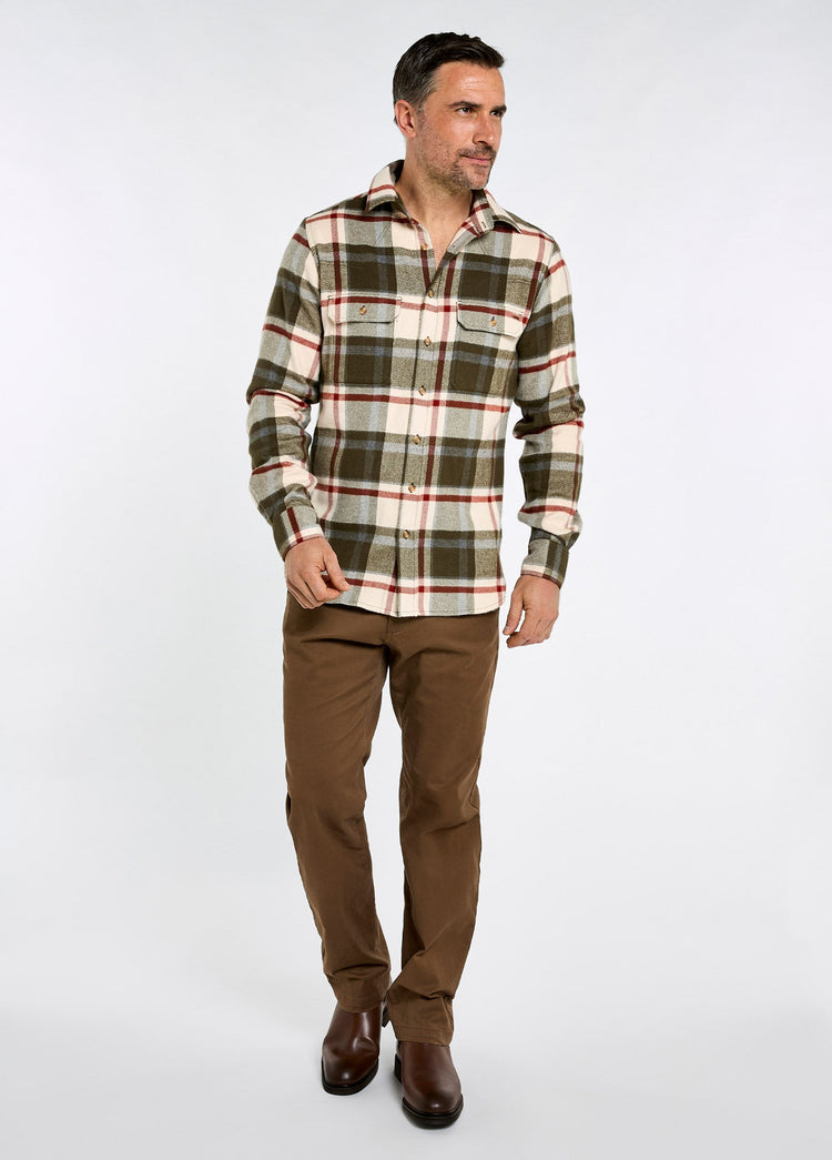 Townley Men’s Flannel Shirt - Dusky Green