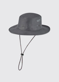 Genoa Brimmed Sun Hat - Graphite