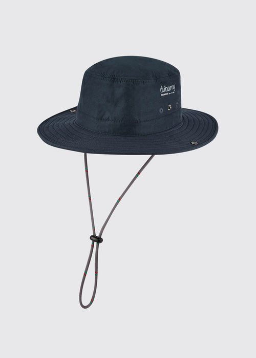 Genoa Brimmed Sun Hat - Navy