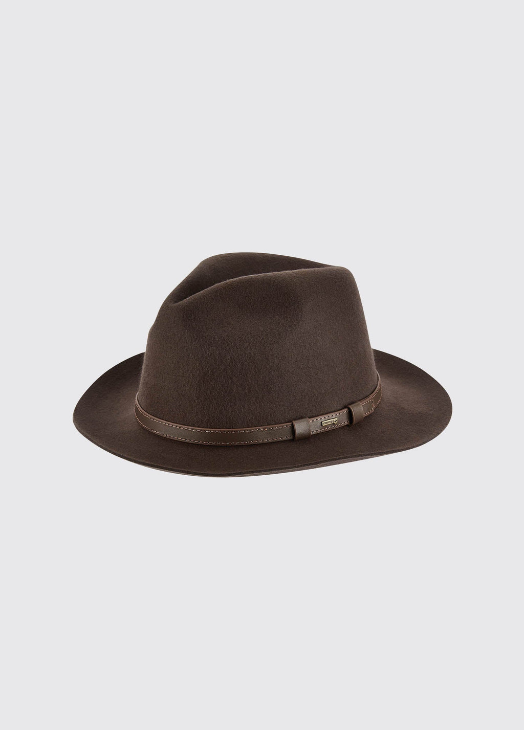 unisex-fedorahat-brown-  display picture 3