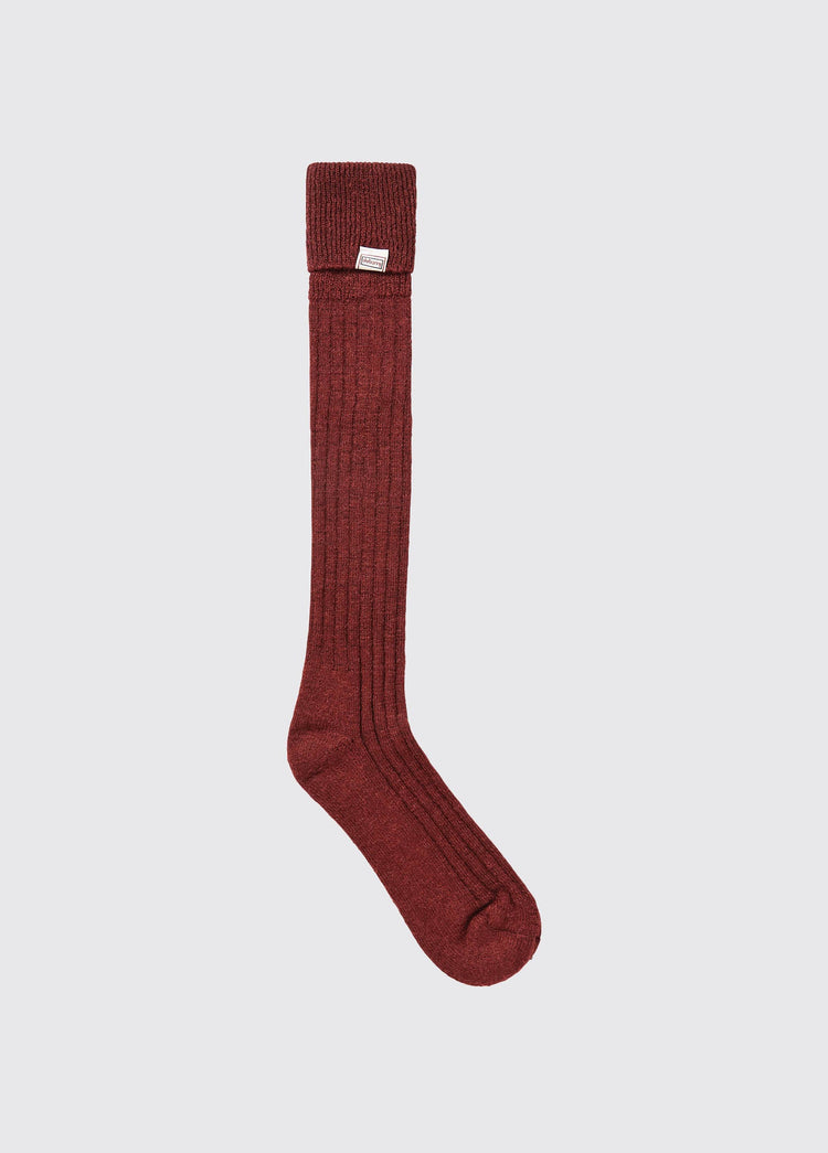 Alpaca Socks - Malbec