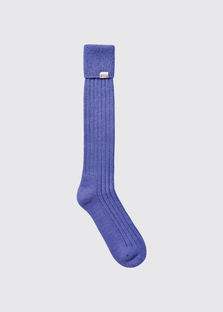 Alpaca Socks - Blue