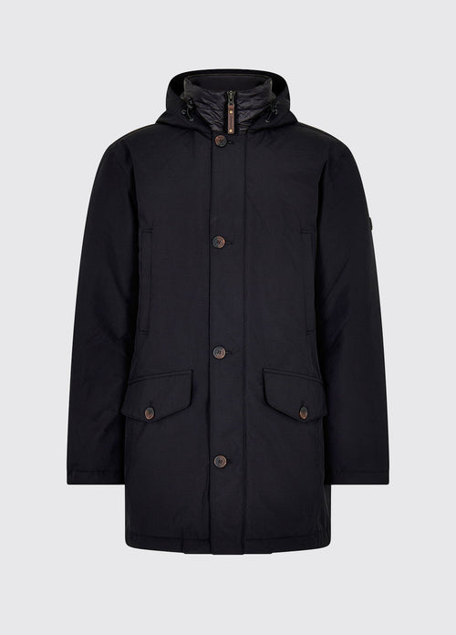 Urlingford Men's Down Parka Jacket - Black - Sample