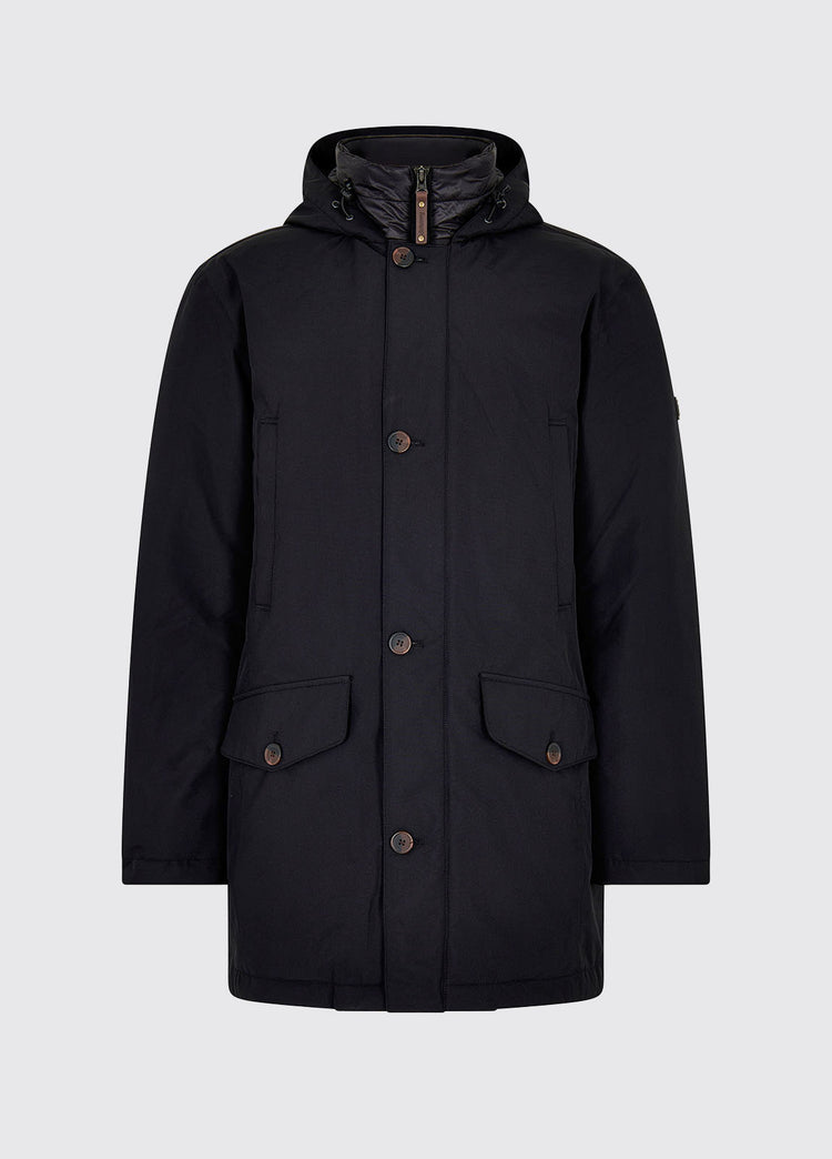 Urlingford Men's Down Parka Jacket - Black - Sample