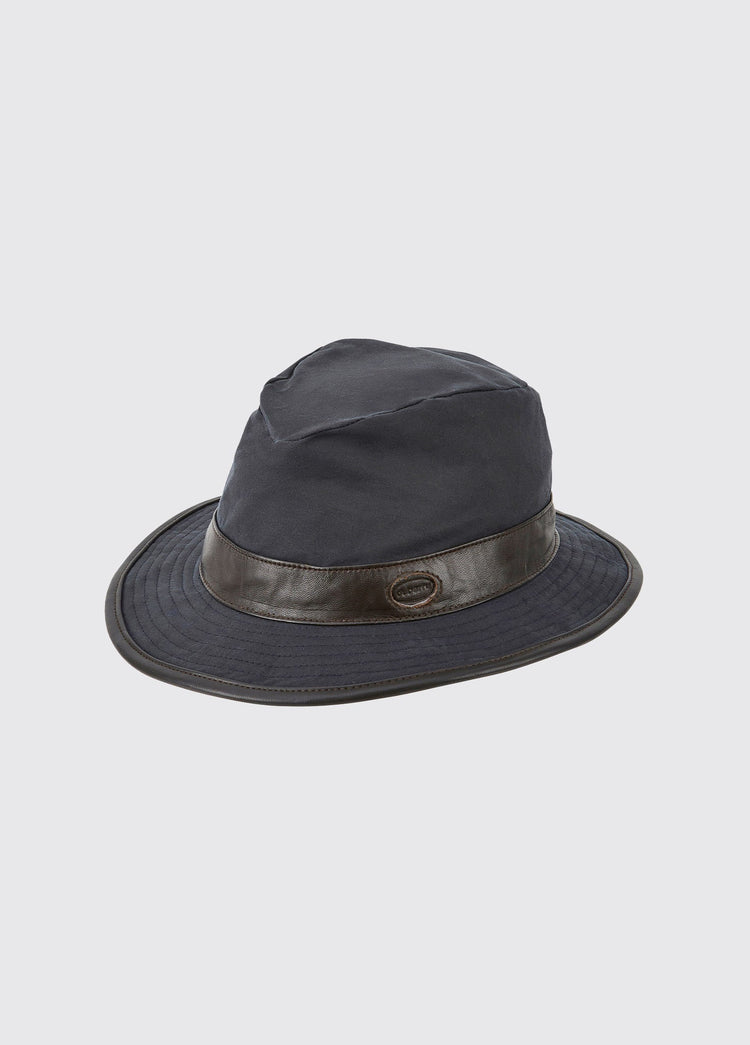 Macreddin Waxed bucket hat - Navy