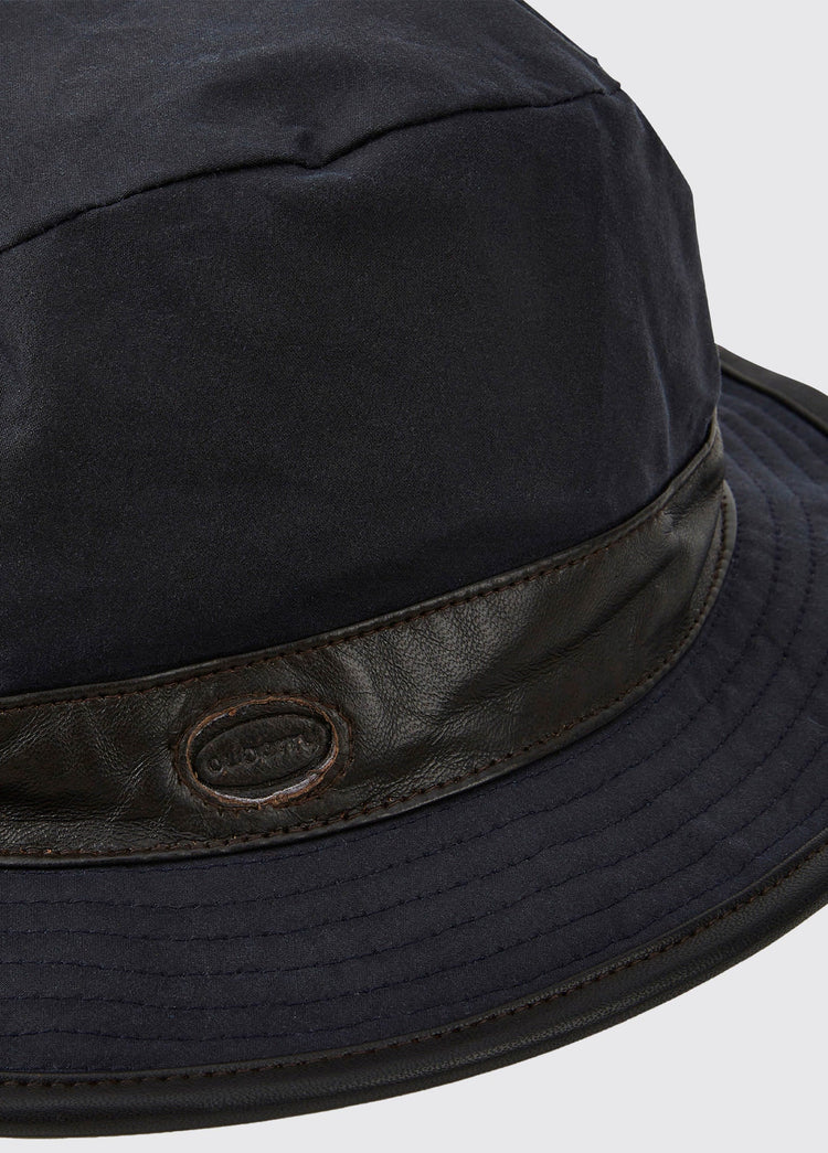 Macreddin Waxed bucket hat - Navy