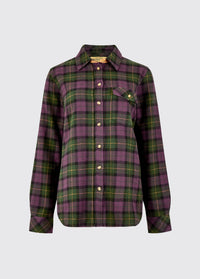 Wildprivet Women’s Flannel Shirt - Damson