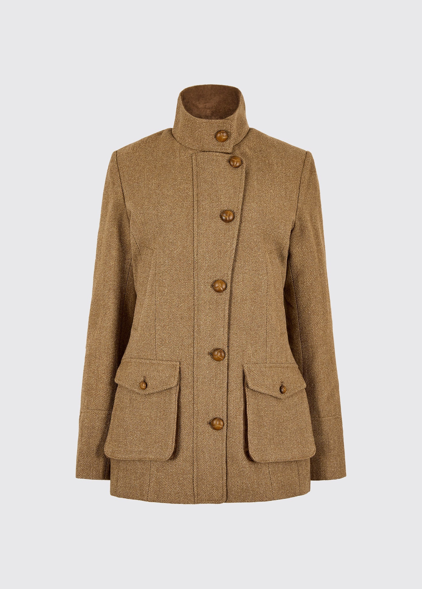 Willow Ladies' tweed utility jacket - Camel Twill