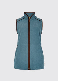 Carbury Ladies' Fleece Vest - Indigo